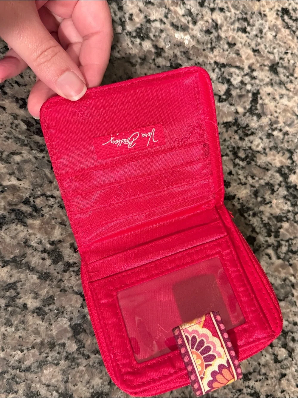Vera Bradley Floral Quilted Wallet - Pink